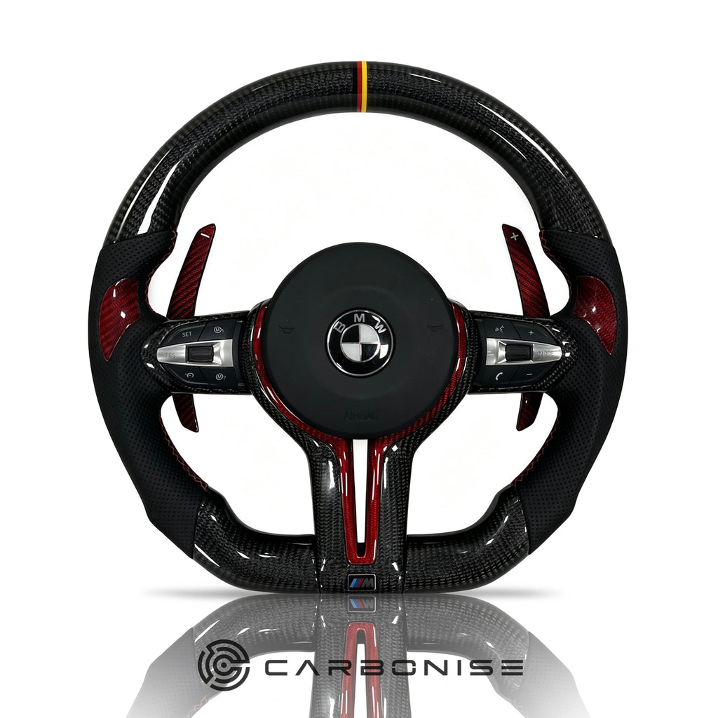 BMW Steering Wheel (Carbon Fiber+Perforated Leather) @25