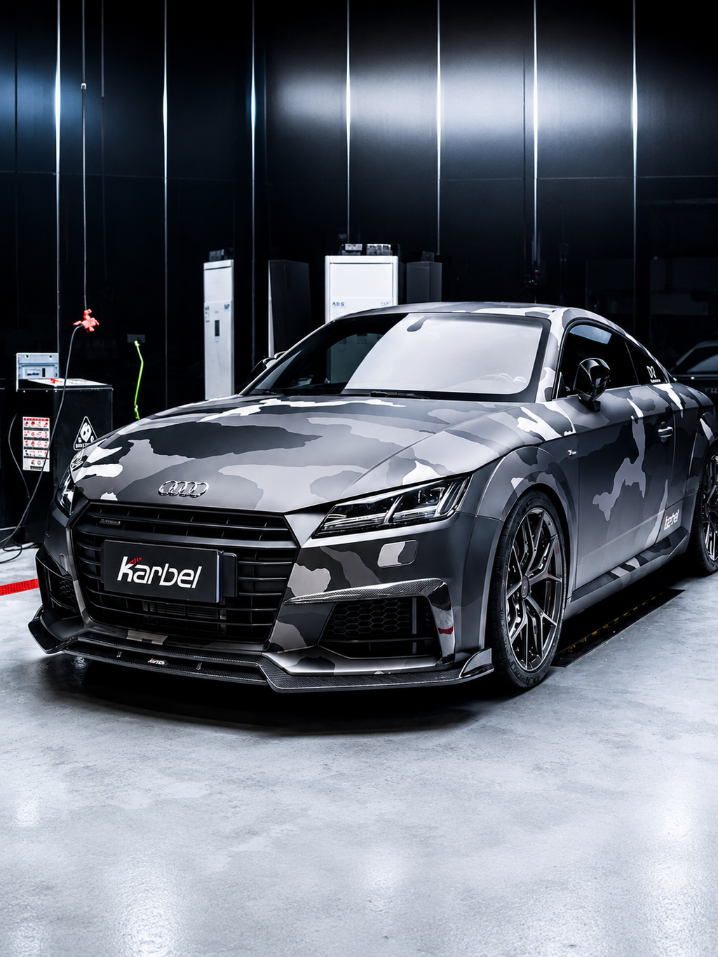 Karbel-Dry Carbon Upper Valences for Audi TTS / TT 8S MK3 2015-2019 Pre-preg Carbon Fiber