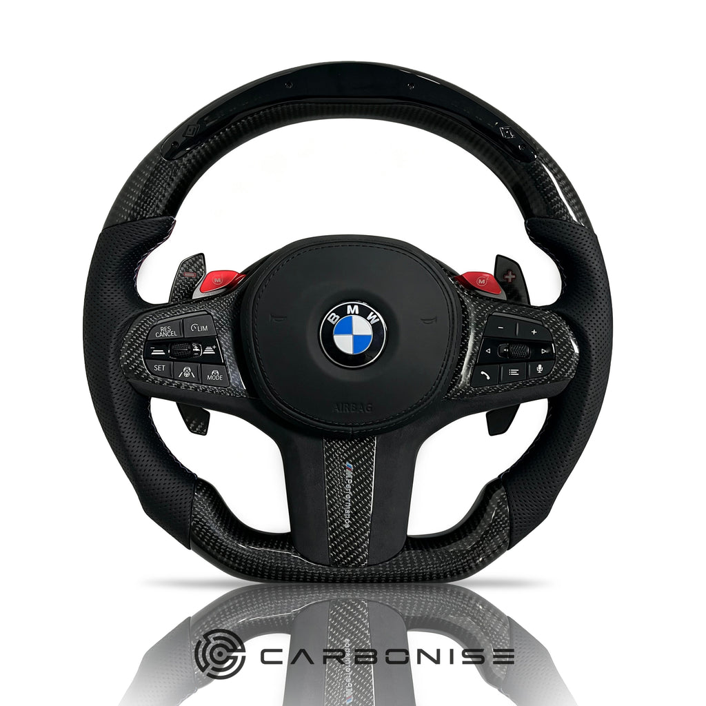 BMW Steering Wheel (Carbon Fiber+Perforated Leather) #29