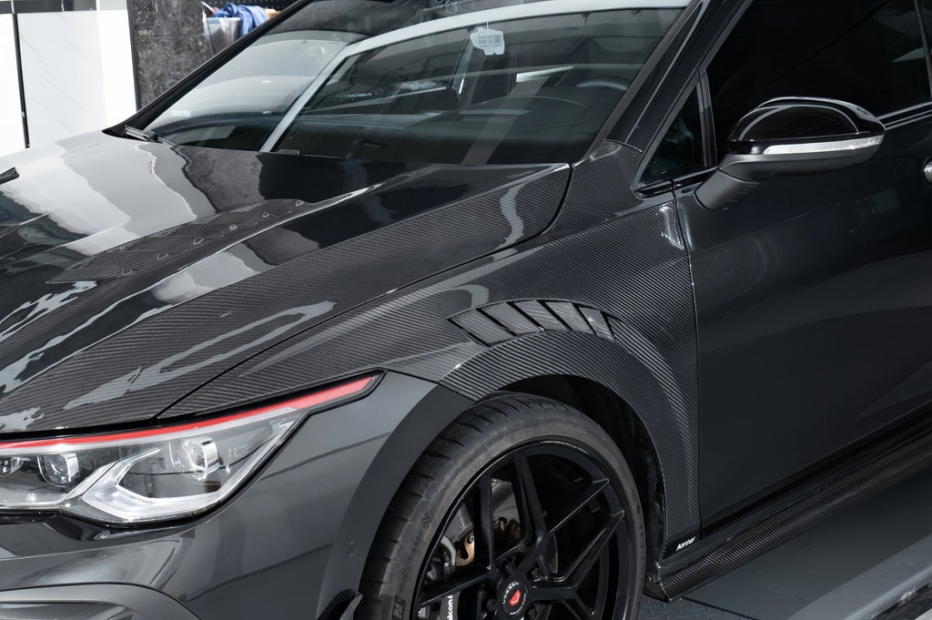 Karbel-Dry Carbon Fiber Front Fenders Replacement for Volkswagen GTI MK8 MK8.5