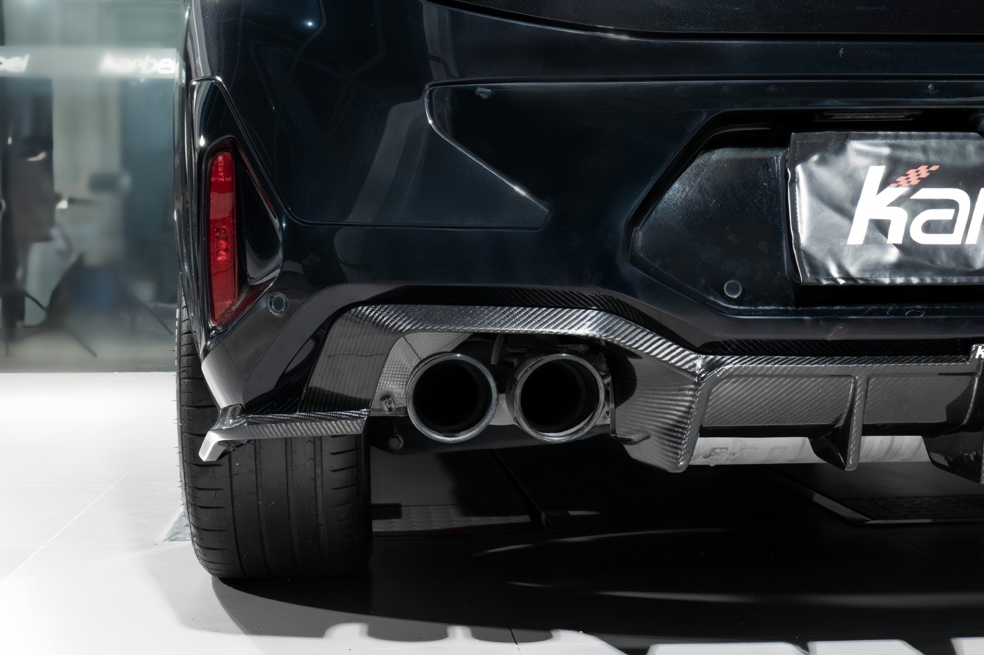 Karbel-Dry Carbon Rear Diffuser for BMW X4M/C F98 LCI 2022-Onwards