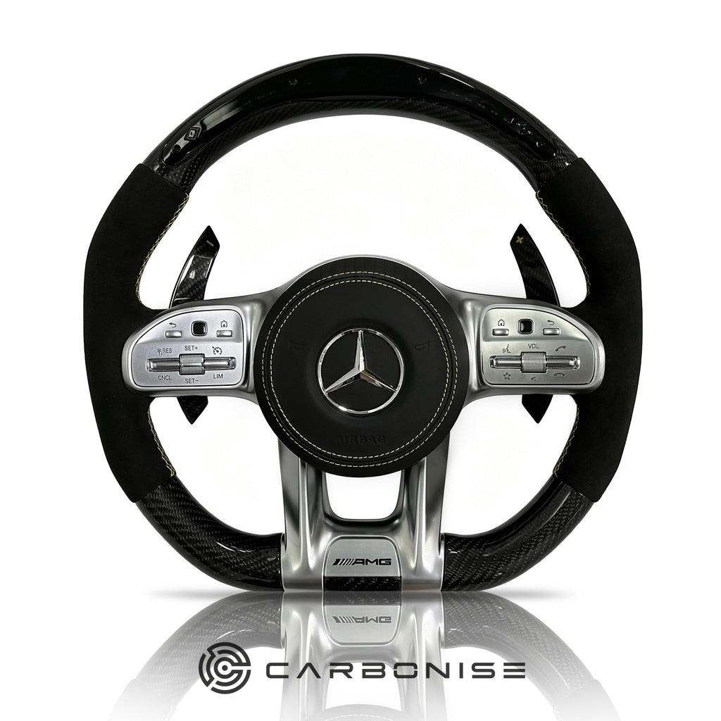 Mercedes-Benz Steering Wheel (Carbon Fiber+Alcantara) #33