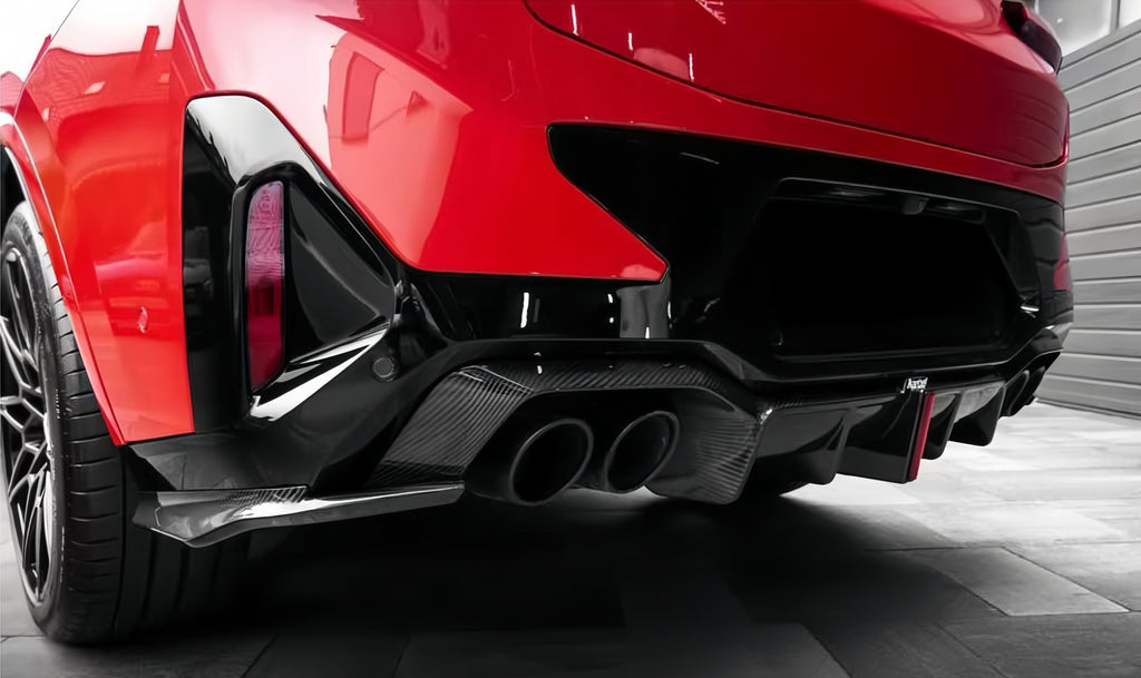 Karbel-Dry Carbon Rear Diffuser for BMW X4M/C F98 LCI 2022-Onwards