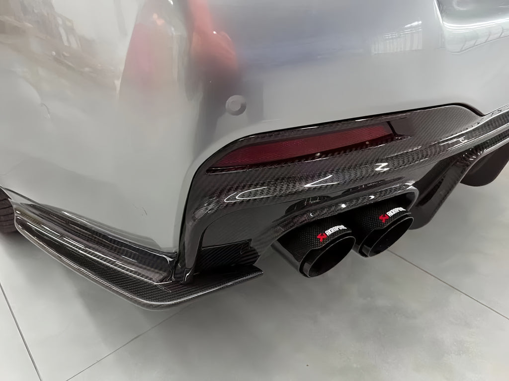 Karbel-Dry Carbon Fiber Diffuser & Canards for BMW G30 530i 540i M550i LCI