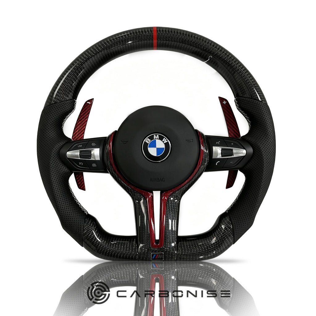 BMW Steering Wheel (Carbon Fiber+Perforated Leather) @34