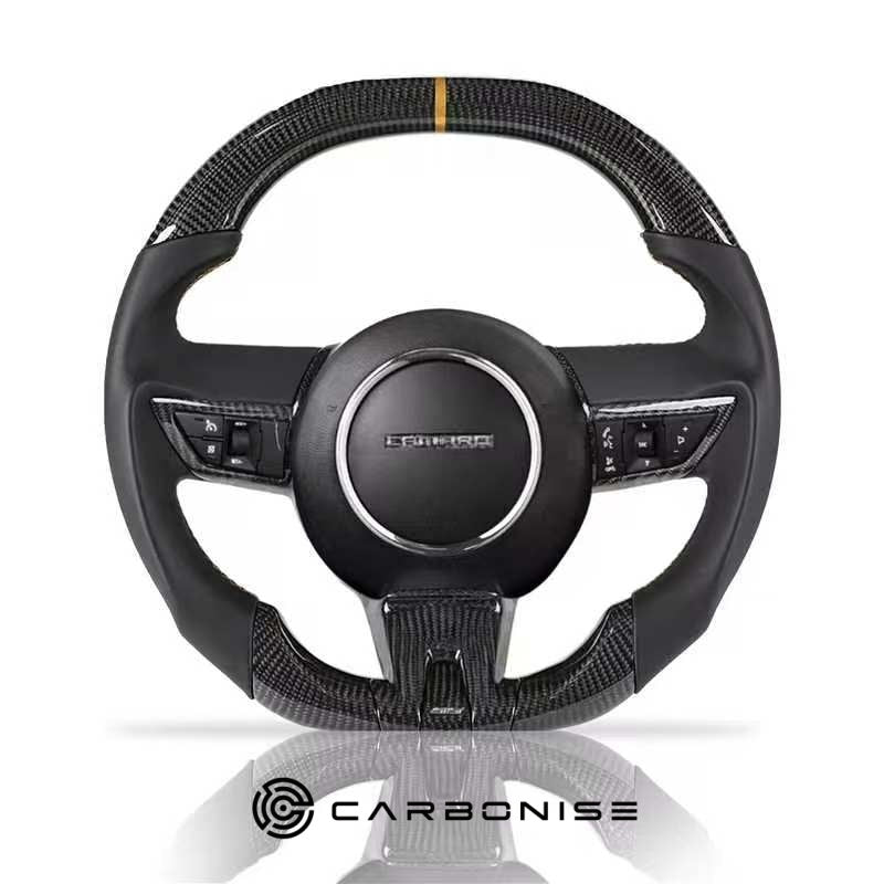 Chevrolet Steering Wheel(Carbon Fiber+Smooth Leather) @5