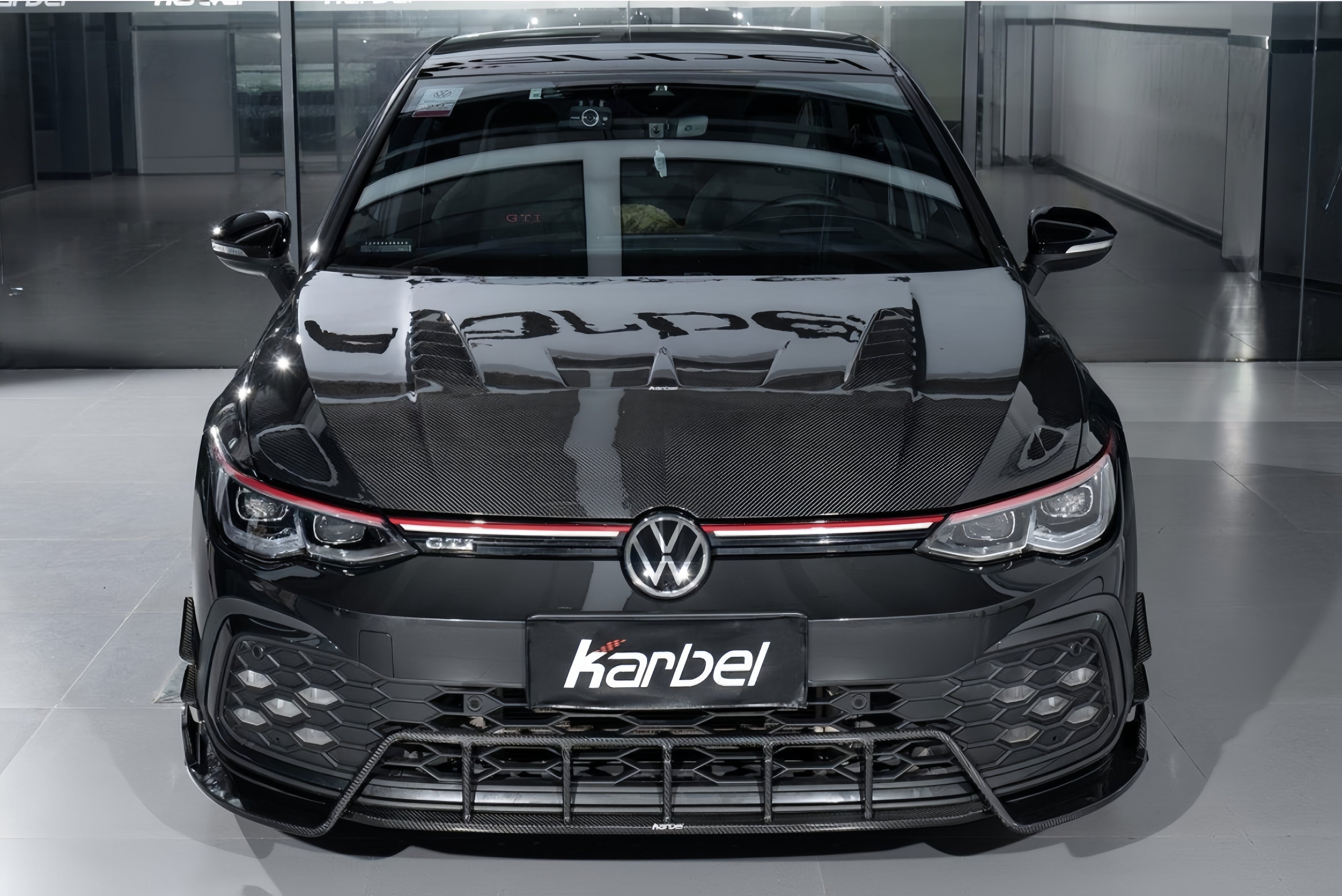 Karbel-Dry Carbon Fiber Hood Bonnet for Volkswagen Golf GTI / R-Line / R MK8 MK8.5
