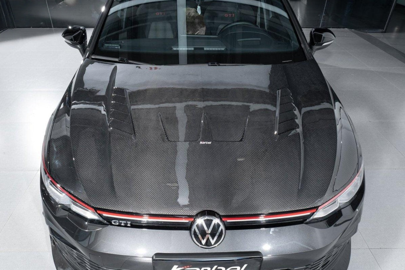 Karbel-Dry Carbon Fiber Hood Bonnet for Volkswagen Golf GTI / R-Line / R MK8 MK8.5