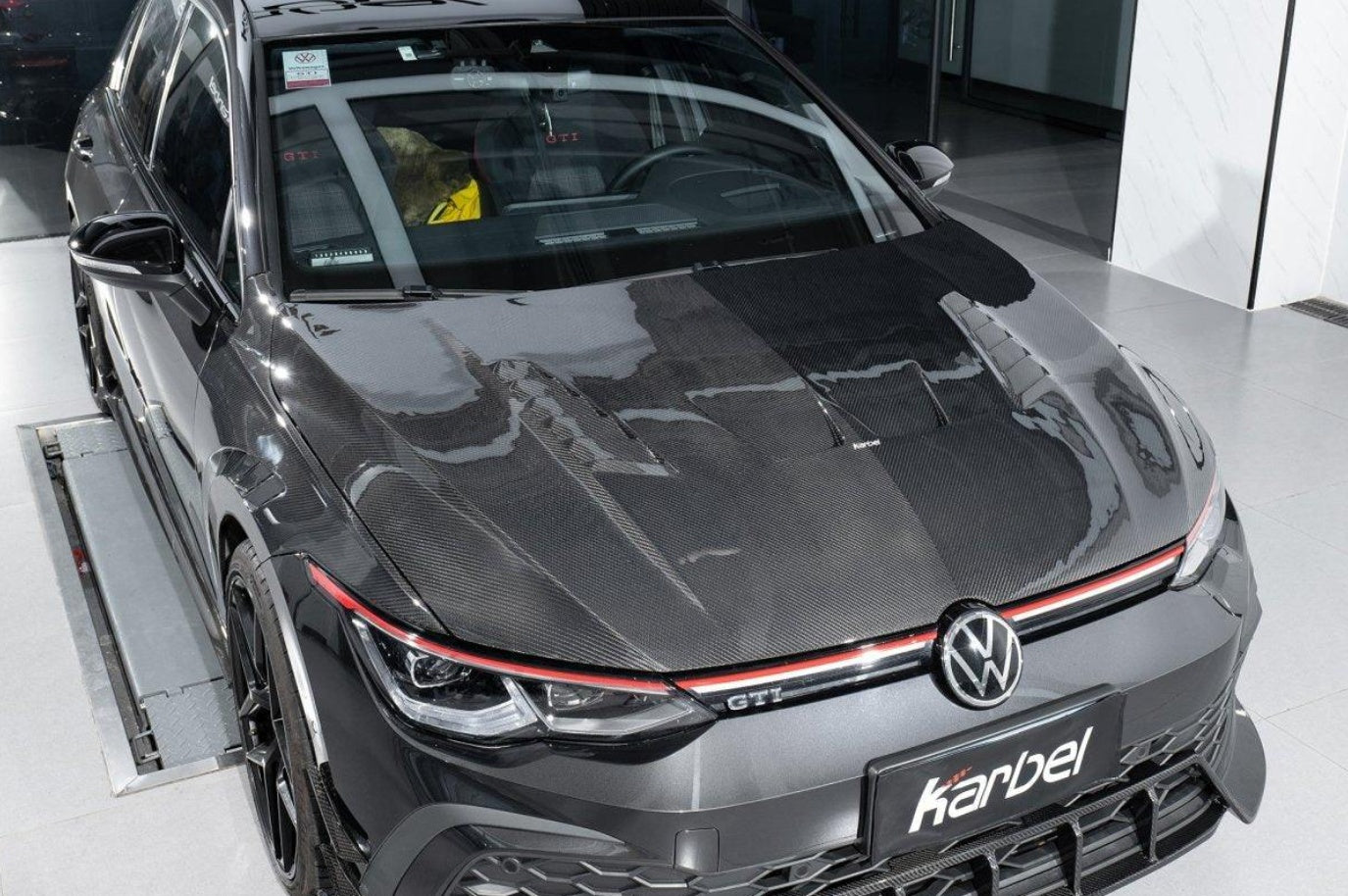 Karbel-Dry Carbon Fiber Hood Bonnet for Volkswagen Golf GTI / R-Line / R MK8 MK8.5