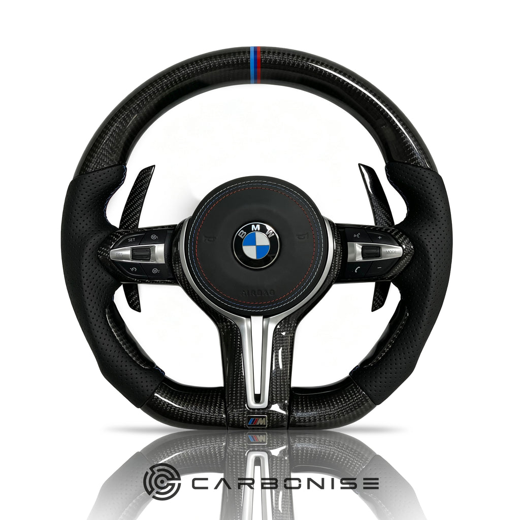 BMW Steering Wheel (Carbon Fiber+Perforated Leather) @37