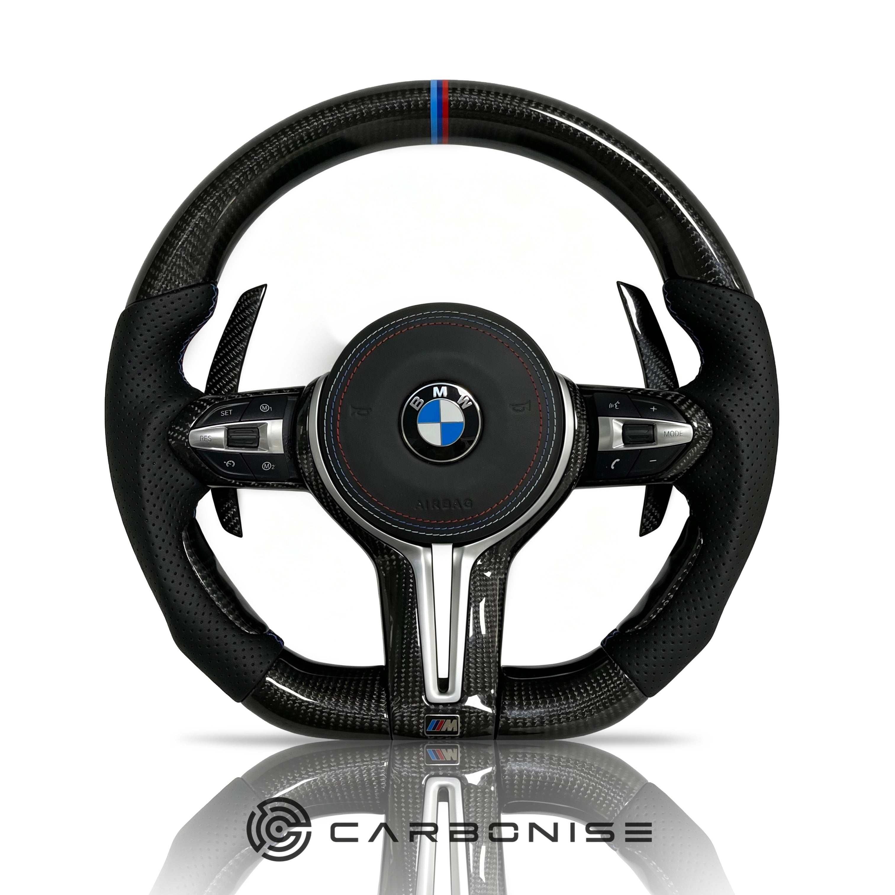 BMW Steering Wheel (Carbon Fiber+Perforated Leather) @37