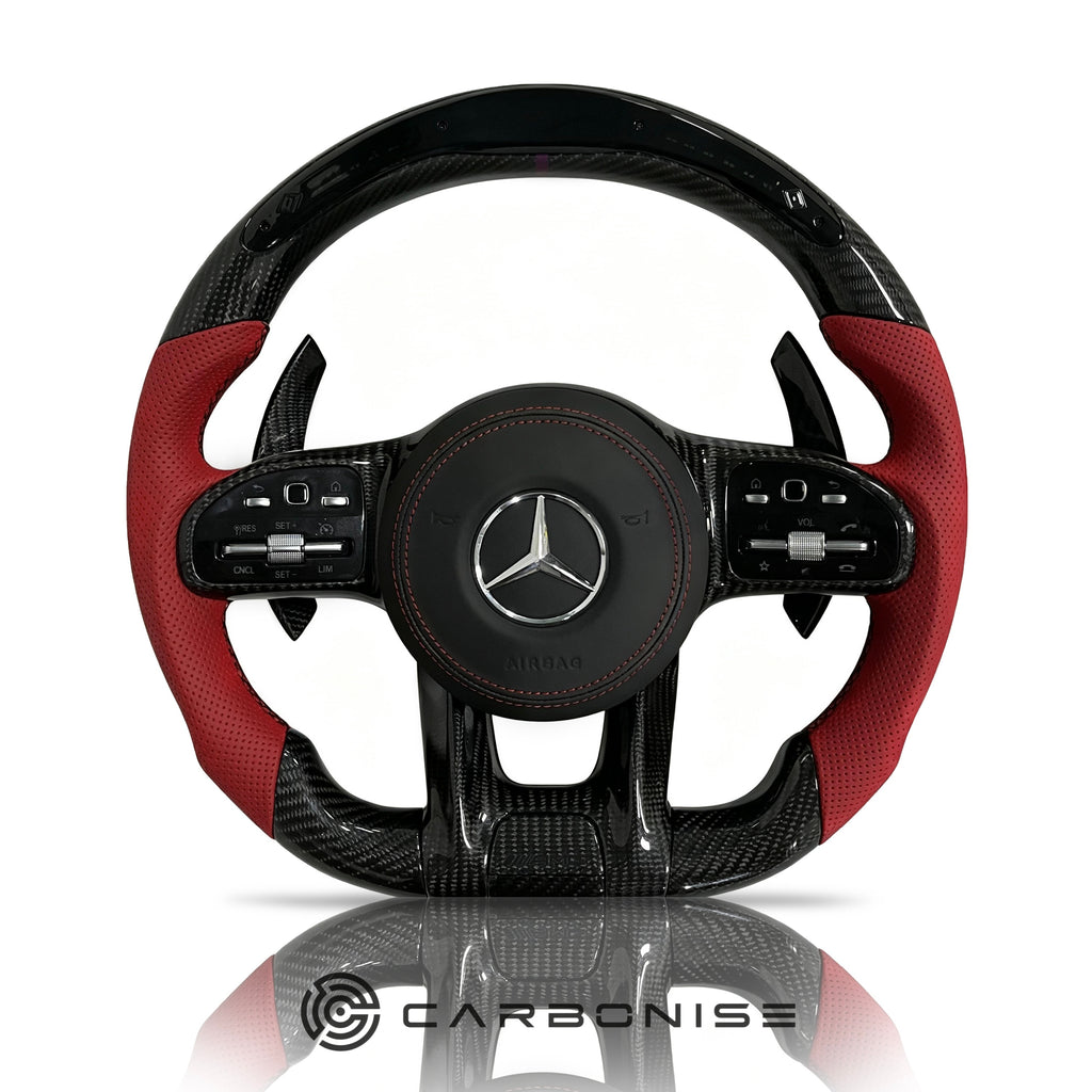 Mercedes-Benz Steering Wheel (Carbon Fiber+Perforated Leather) #37