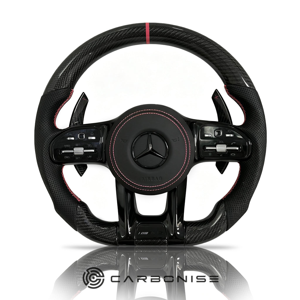 Mercedes-Benz Steering Wheel (Carbon Fiber+Perforated Leather) #39