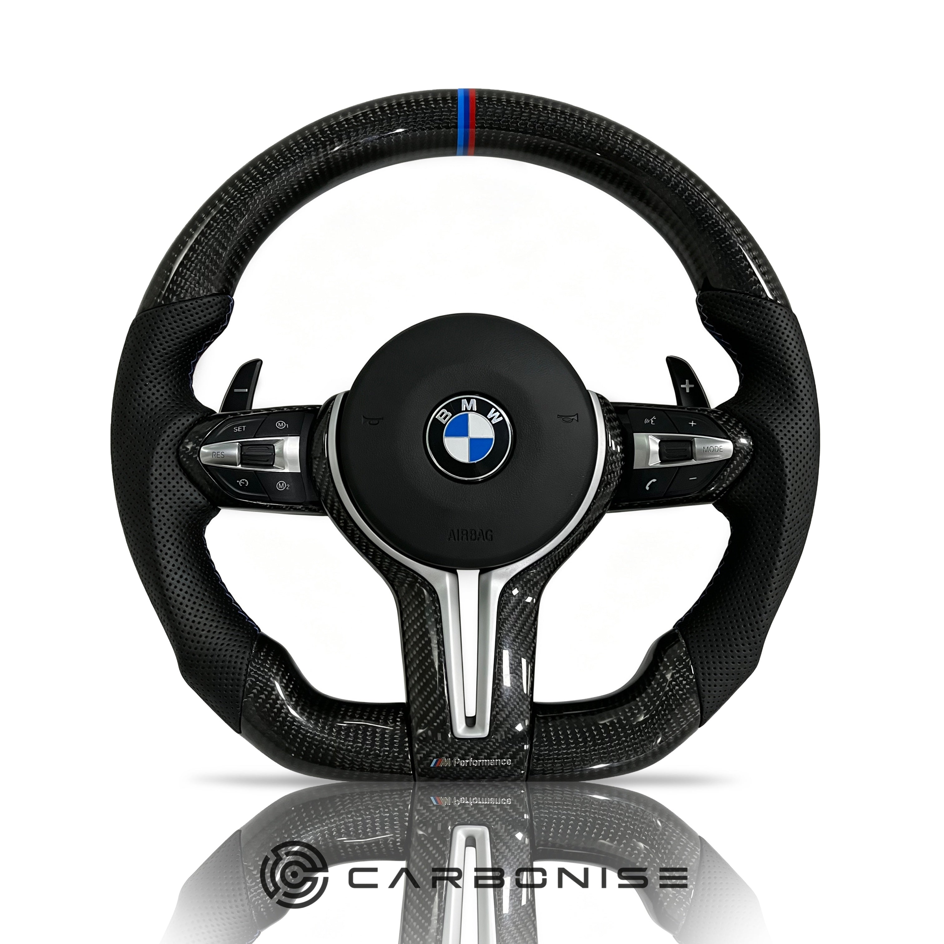 BMW Steering Wheel (Carbon Fiber+Perforated Leather)@39