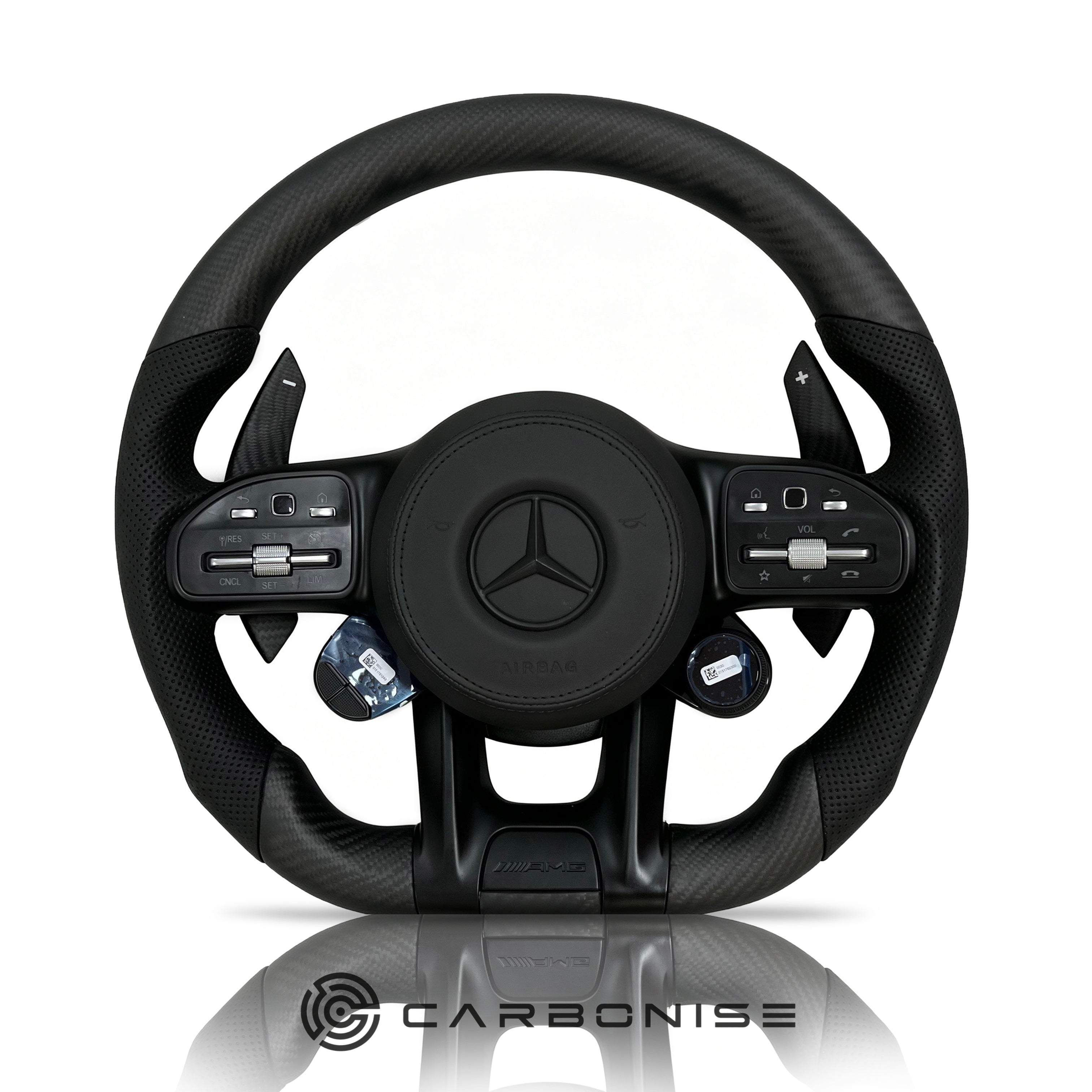 Mercedes-Benz Matte Carbon Fiber Steering Wheel #44