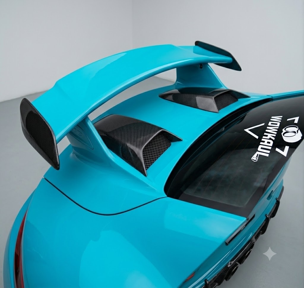 Karbel-Dry Carbon Rear Engine Cover Trim for Porsche 911 991.2 GT3 Pre-preg Carbon Fiber