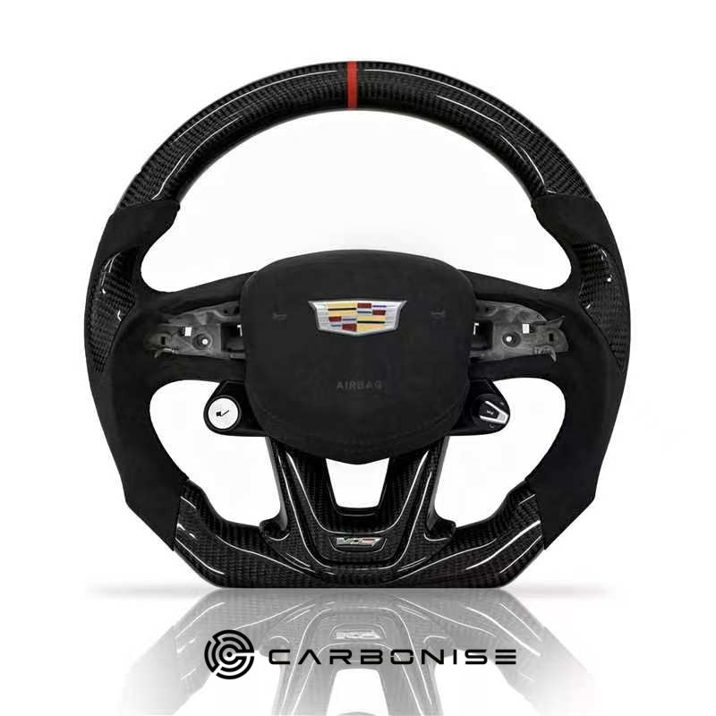 Cadillac Steering Wheel(Carbon Fiber+Alcantara) @11