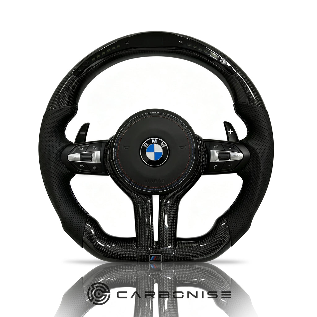 BMW Steering Wheel (Carbon Fiber+Perforated Leather) @4