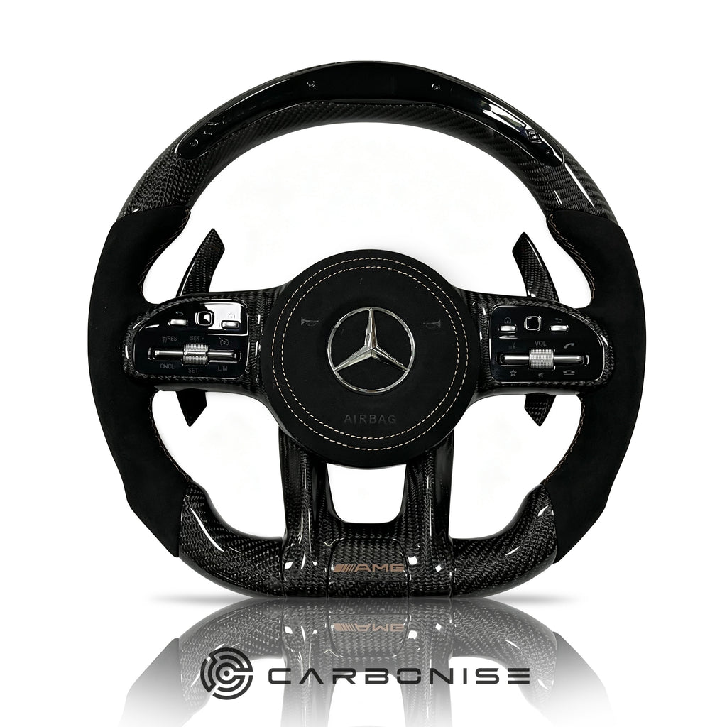 Mercedes-Benz Steering Wheel (Carbon Fiber+Alcantara) #57
