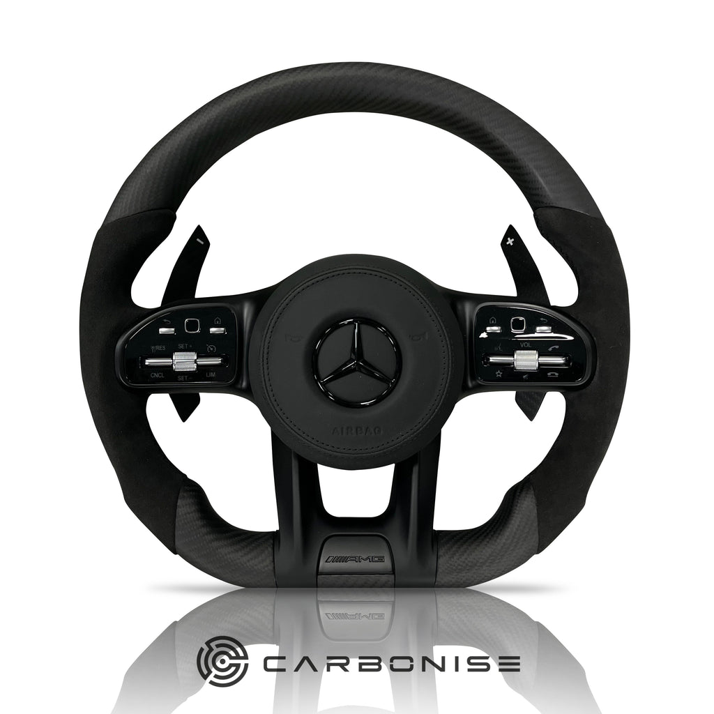 Mercedes-Benz Steering Wheel (Matte Carbon Fiber+Alcantara) #05