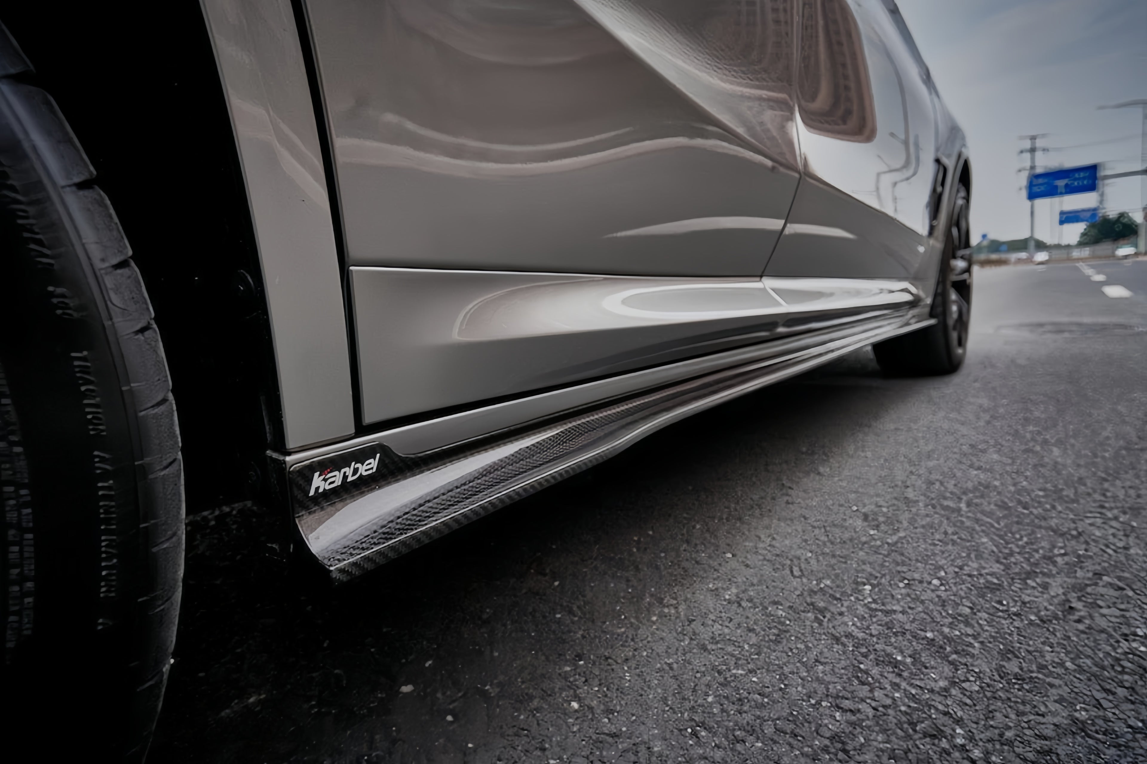 Karbel-Dry Carbon Fiber Side Skirts for BMW X4/M/MC G02 F98 & X3/M/MC G01 F97