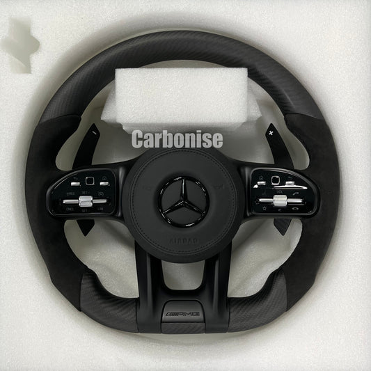 Mercedes-Benz Matte Carbon Fiber Steering Wheel #05