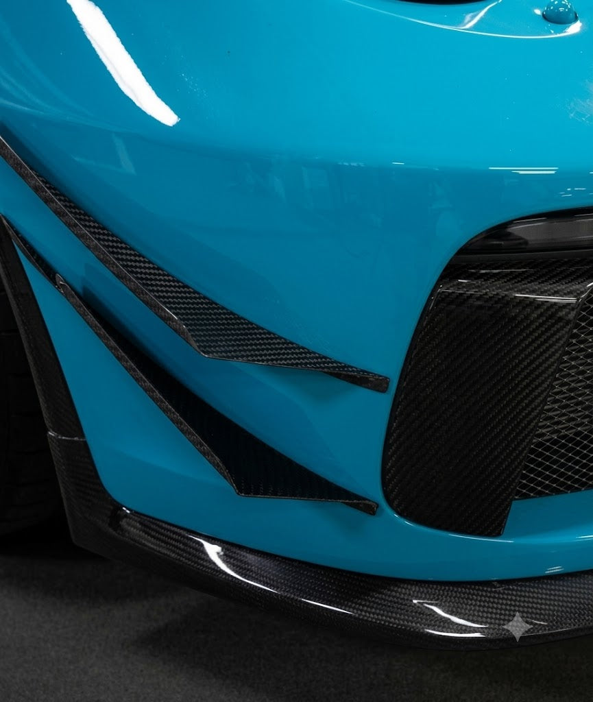 Karbel-Dry Carbon Front Bumper Canards for Porsche 911 991.2 GT3 Pre-preg Carbon Fiber