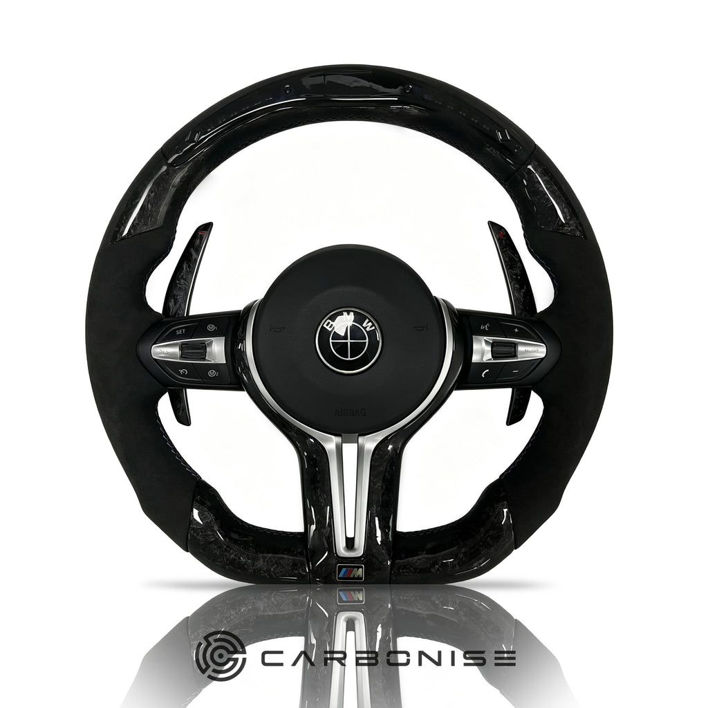 BMW Steering Wheel (Forged Carbon Fiber+Alcantara) @7