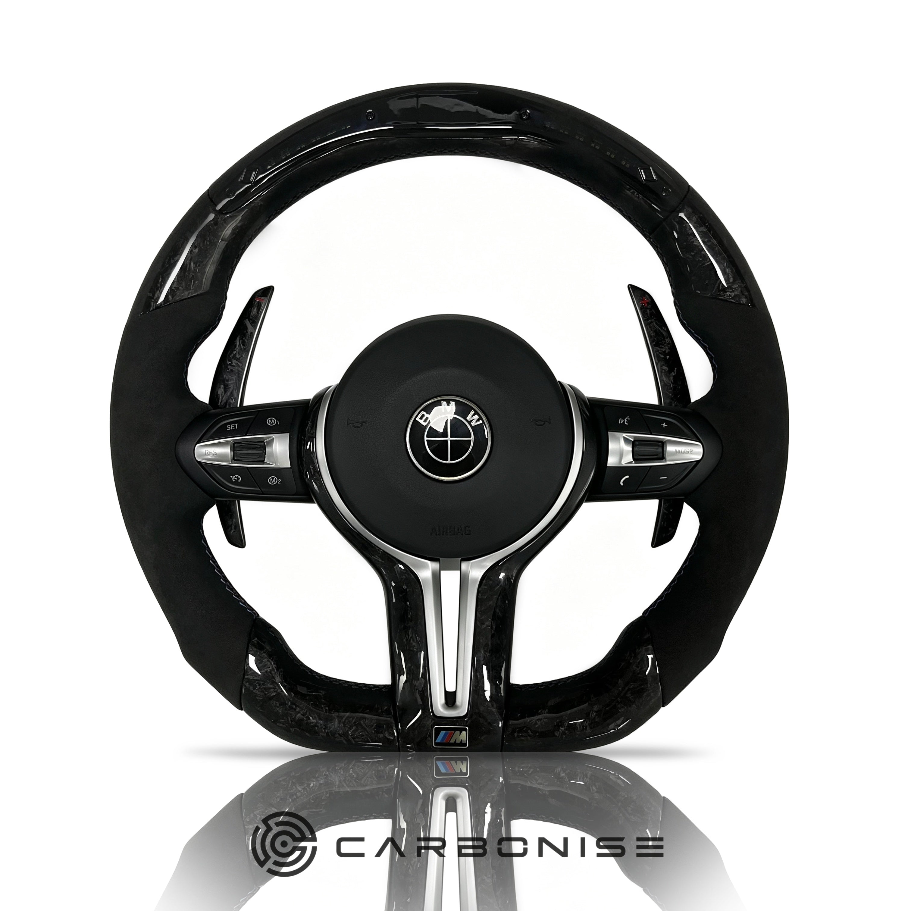 BMW Steering Wheel (Forged Carbon Fiber+Alcantara) @7