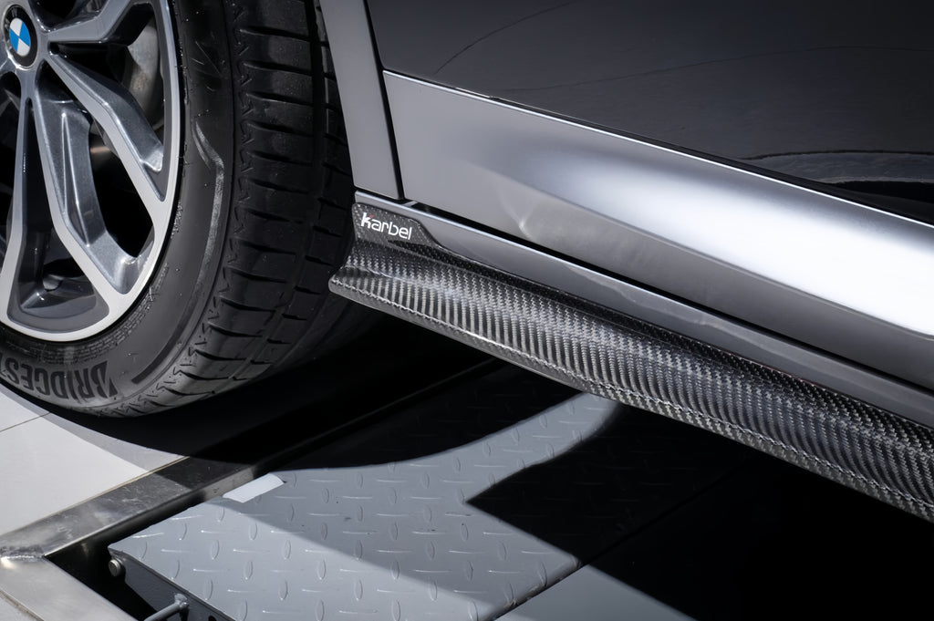 Karbel-Dry Carbon Fiber Side Skirts for BMW X4/M/MC G02 F98 & X3/M/MC G01 F97