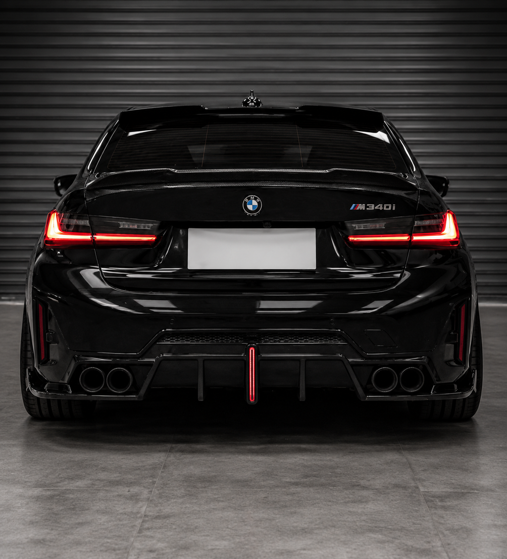 VTEN-BMW 3 SERIES G20 / G21 LCI 2023+ PP GLOSS BLACK LED DIFFUSER