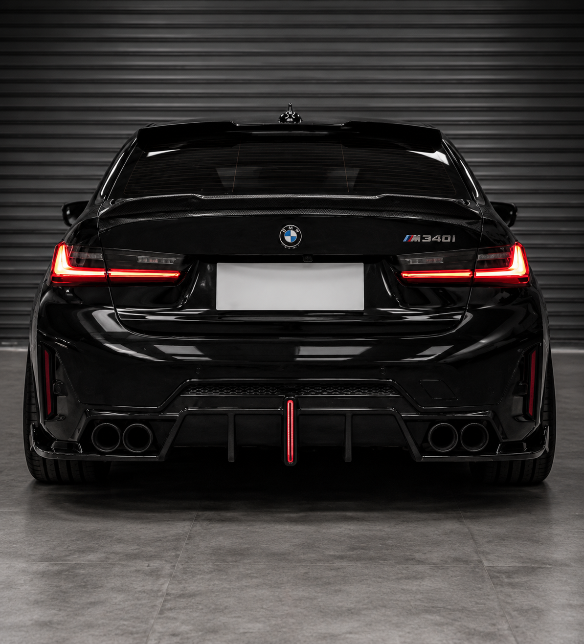 VTEN-BMW 3 SERIES G20 / G21 LCI 2023+ PP GLOSS BLACK LED DIFFUSER