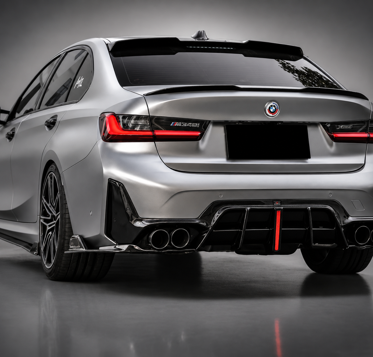 VTEN-BMW 3 SERIES G20 ABS GLOSS BLACK ROOF SPOILER