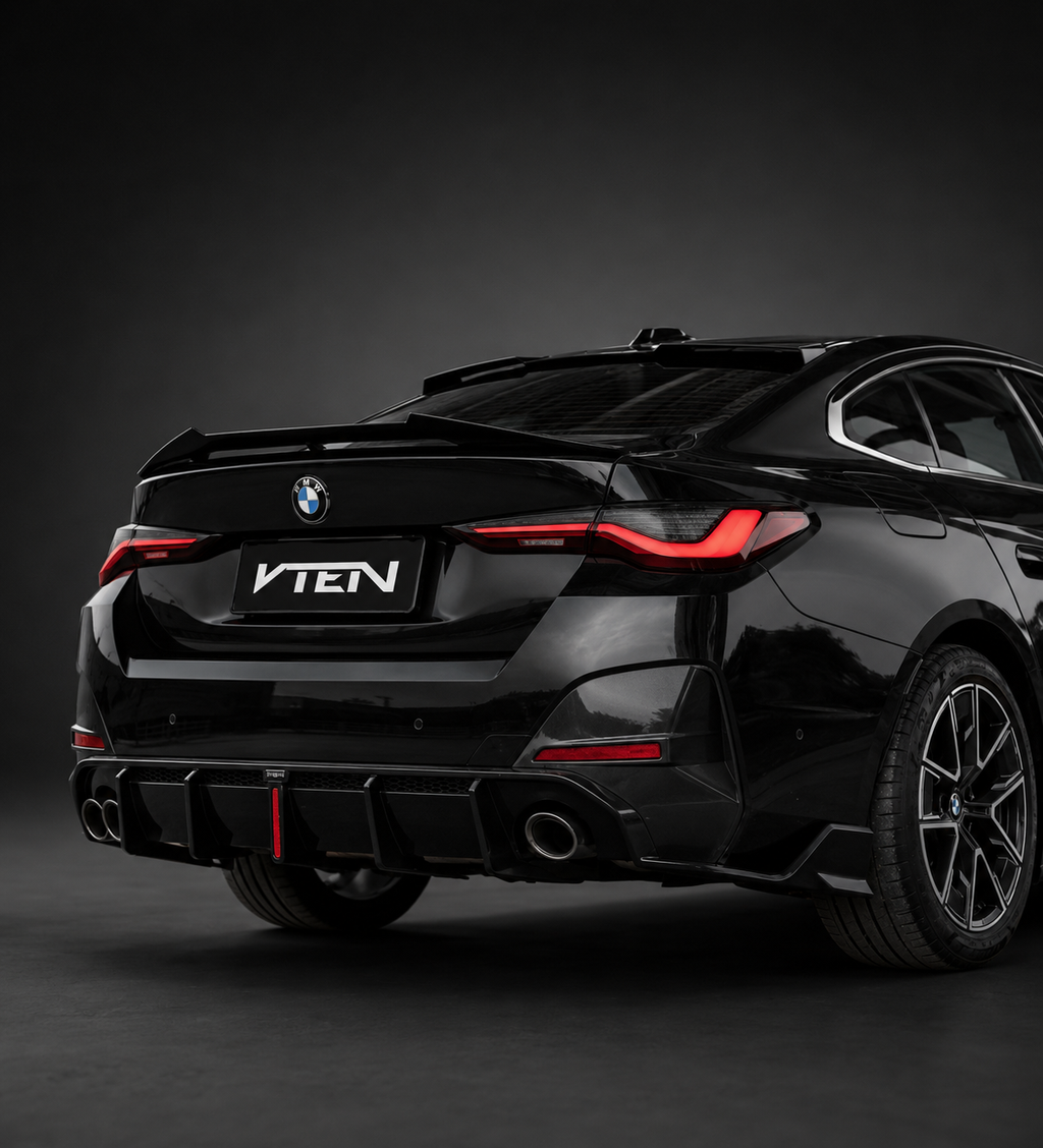VTEN-BMW 4 SERIES G26 GRAN COUPE ABS GLOSS BLACK ROOF SPOILER