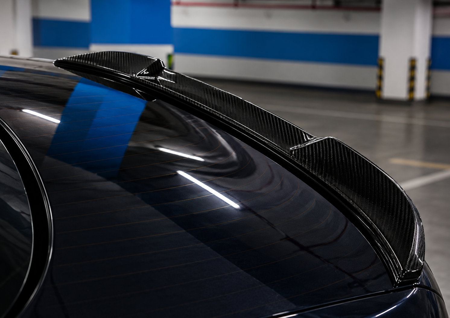 VTEN-BMW 5 SERIES G30 LCI GLOSS BLACK REAR SPOILER