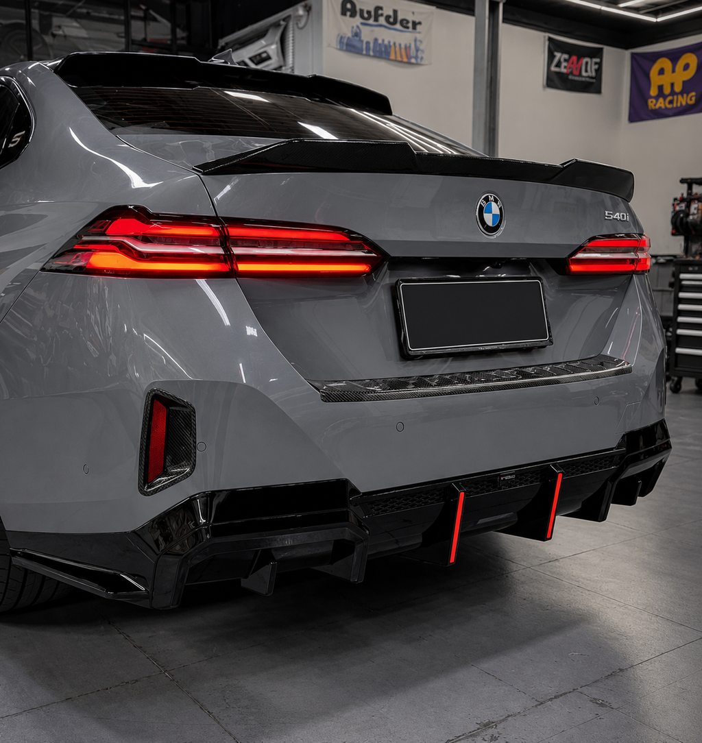 VTEN-BMW 5 SERIES G60 2024+ ABS GLOSS BLACK REAR SPOILER