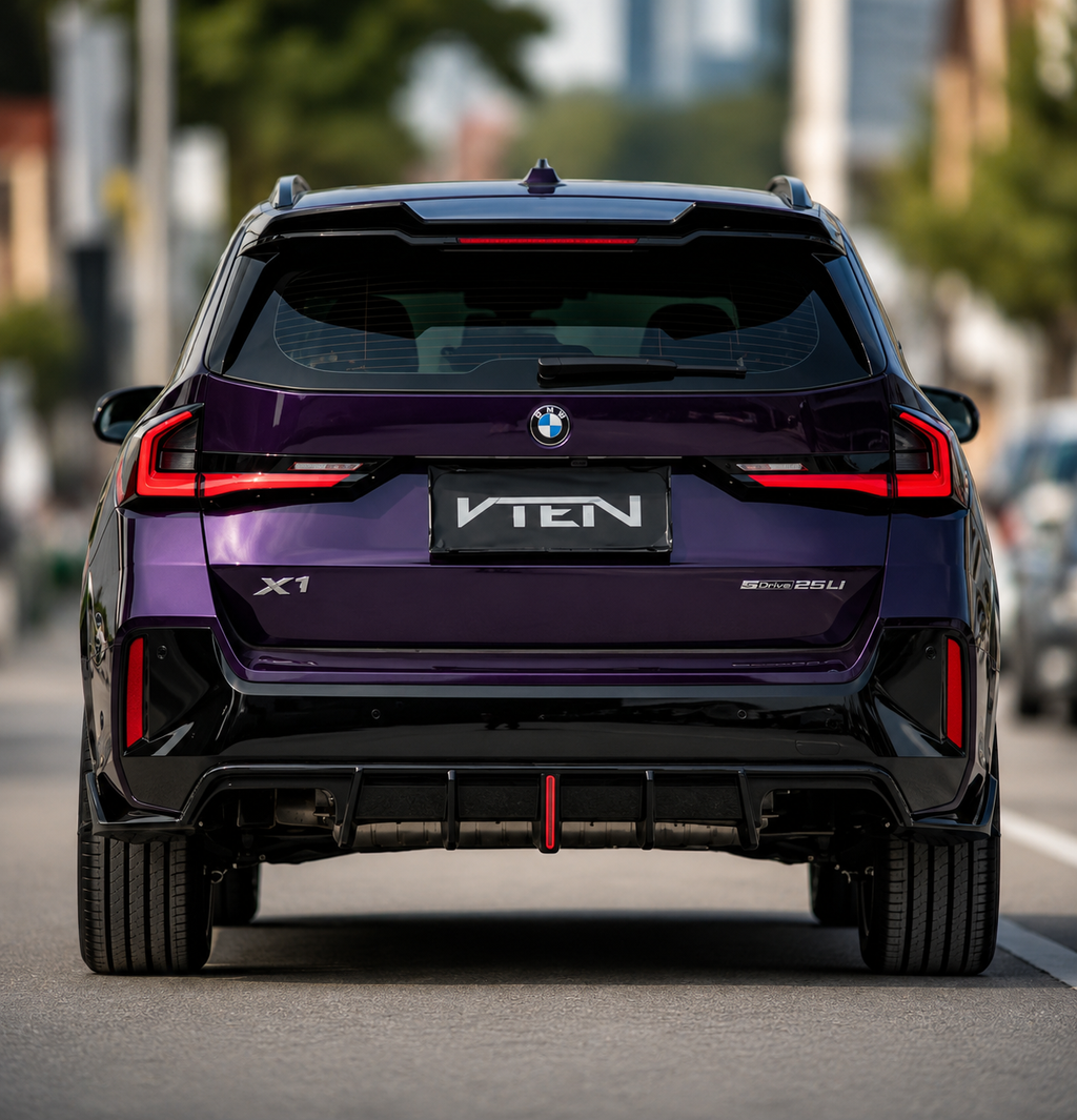 VTEN-BMW X1 U11 2023+ PP GLOSS BLACK REAR SPOILER
