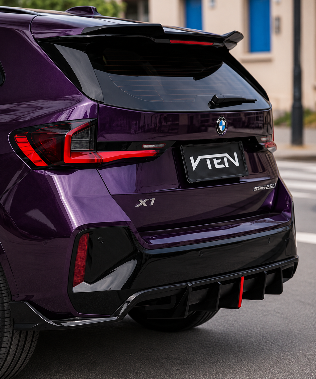 VTEN-BMW X1 U11 2023+ PP GLOSS BLACK REAR SPOILER