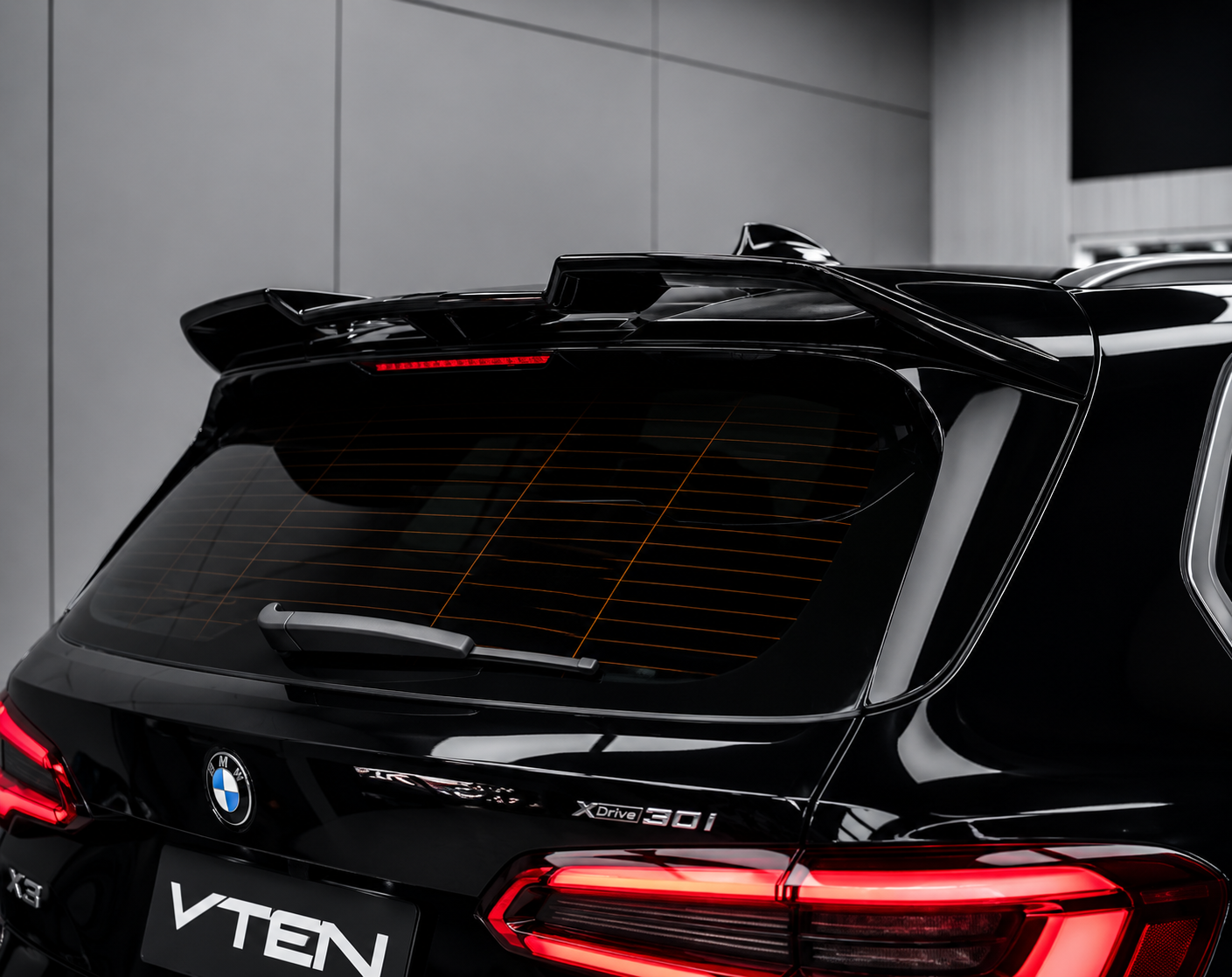 VTEN-BMW X5 G05 PRE-LCI ABS GLOSS BLACK ROOF SPOILER