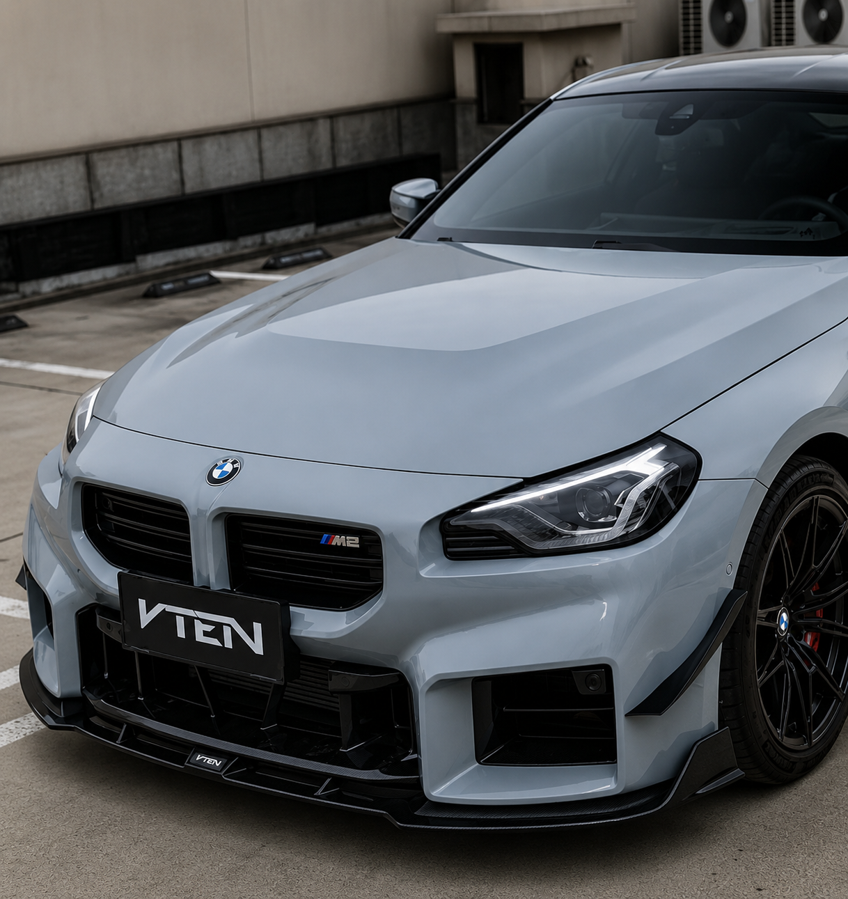 VTEN-BMW M2 G87 GLOSS BLACK FRONT LIP