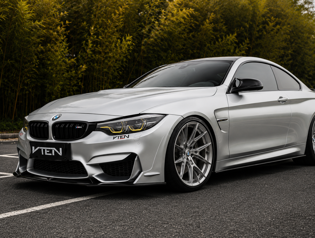 VTEN-BMW M4 F82 PP GLOSS BLACK FRONT LIP
