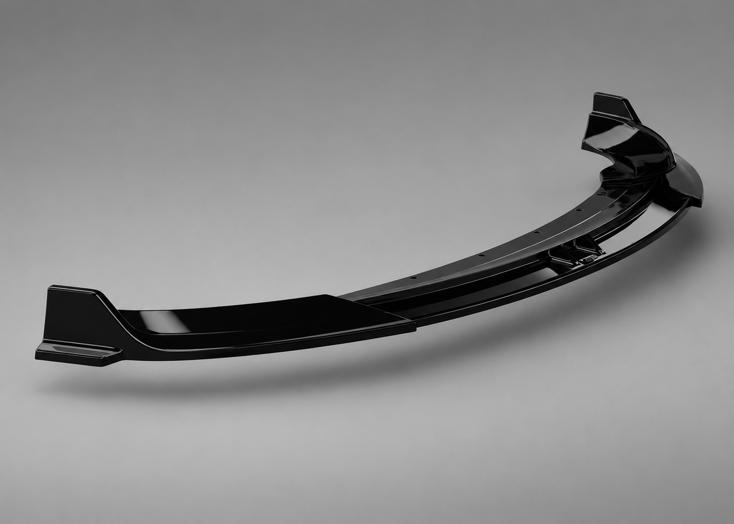 VTEN-TESLA MODEL 3 HIGHLAND 2023+ PP GLOSS BLACK FRONT LIP