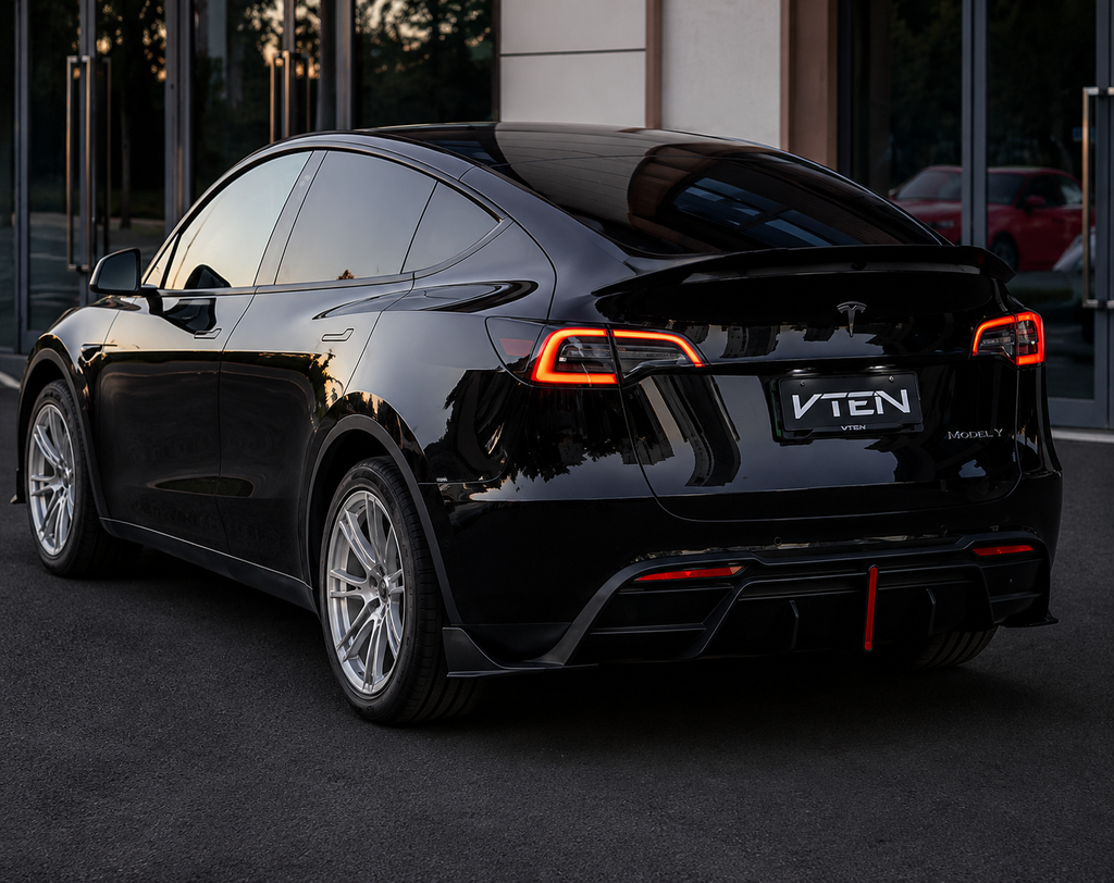 VTEN-TESLA MODEL Y GLOSS BLACK REAR SPOILER
