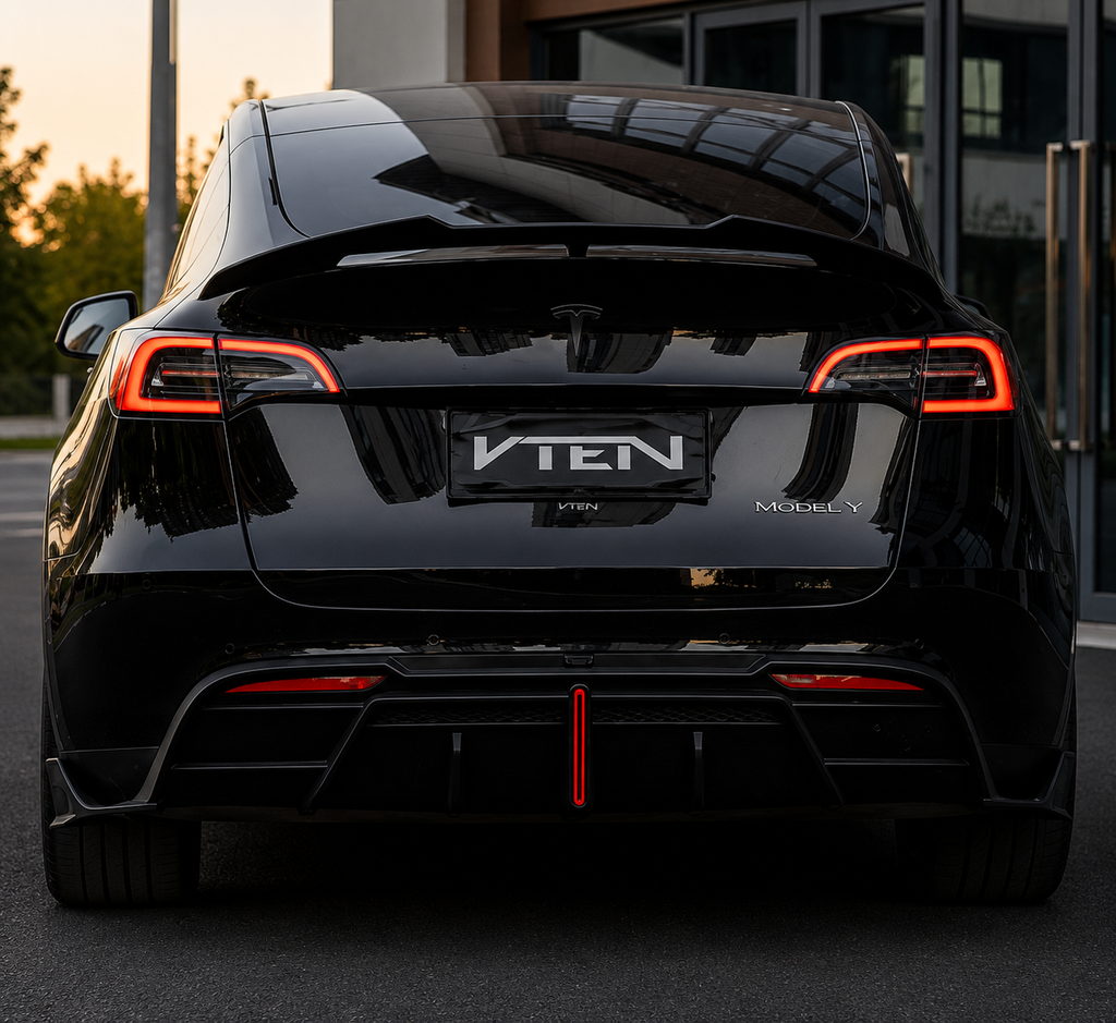 VTEN-TESLA MODEL Y GLOSS BLACK REAR SPOILER