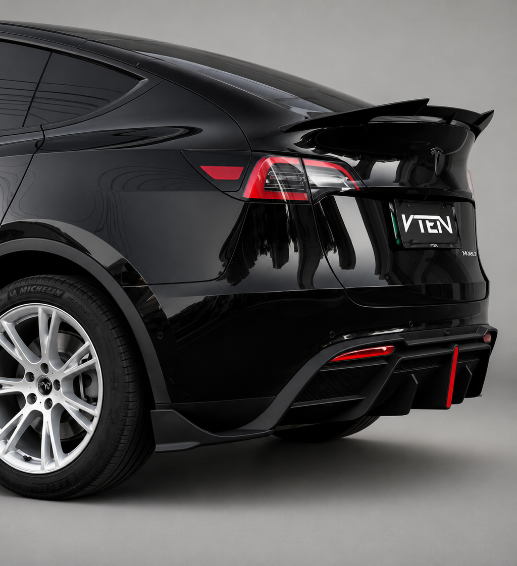 VTEN-TESLA MODEL Y GLOSS BLACK REAR SPOILER