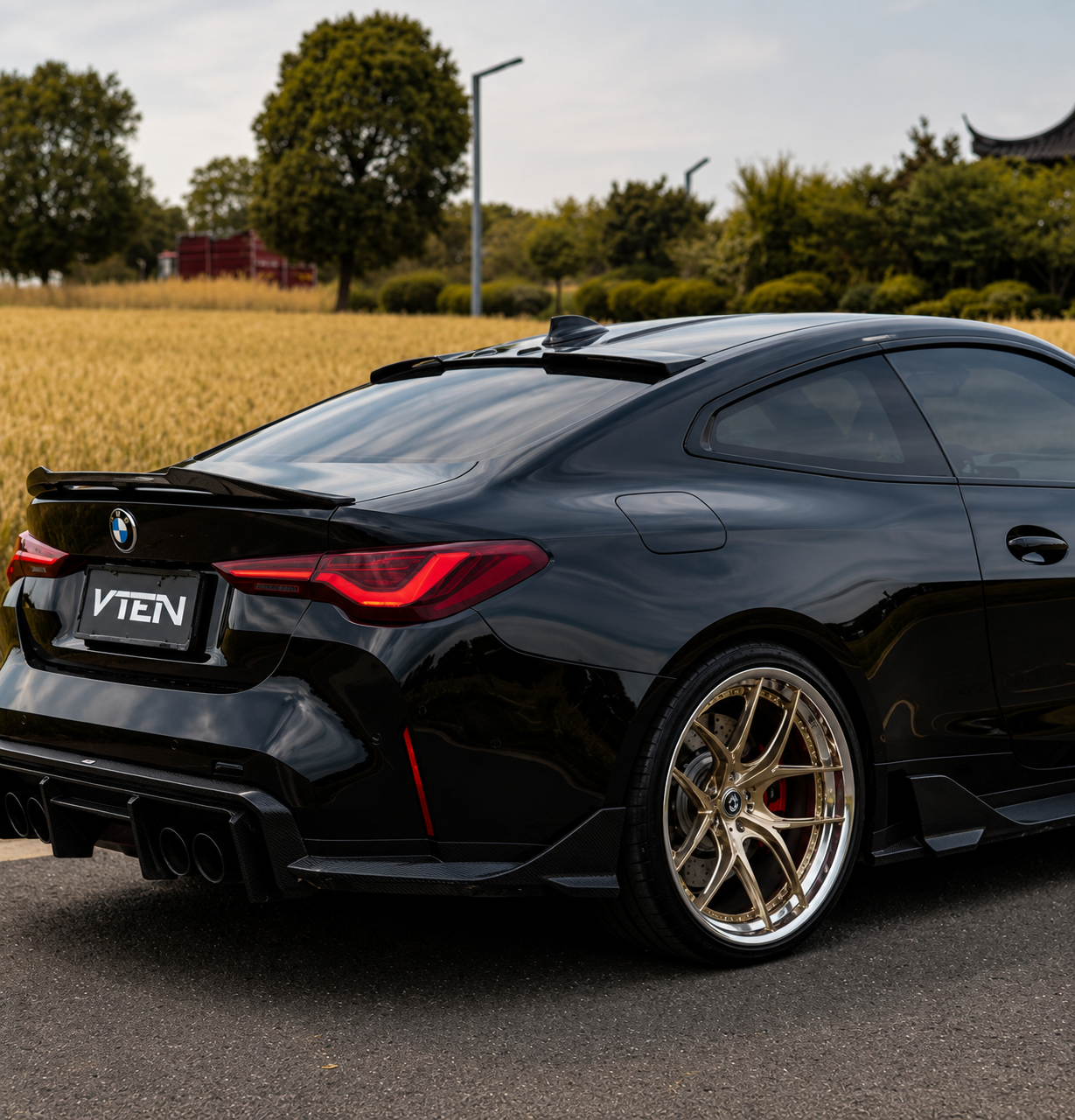 VTEN-BMW M4 G82 ABS GLOSS BLACK ROOF SPOILER