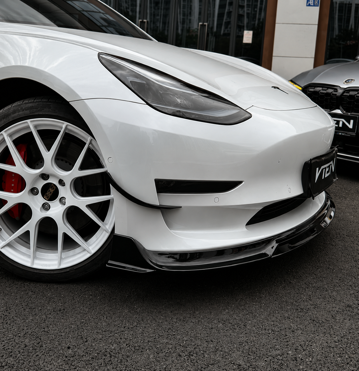 VTEN-TESLA MODEL 3 GLOSS BLACK FRONT CANARDS