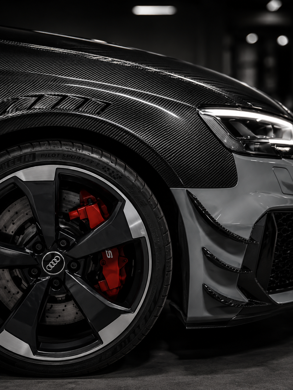 Karbel-Dry Carbon Front Fenders for Audi S3 A3 & RS3 8V.5 2015-2020 Pre-preg Carbon Fiber