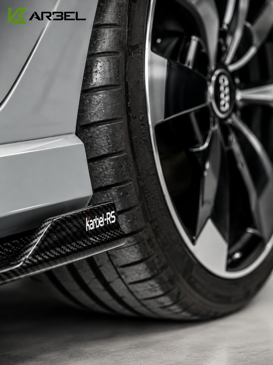 Karbel-Dry Carbon Side Skirts for Audi RS3 2018-2020 8V Carbon Fiber