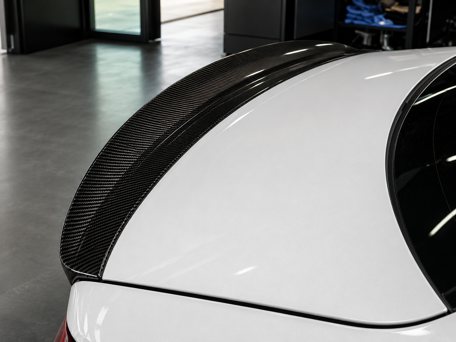 Karbel-Dry Carbon Rear Spoiler for Audi RS3 S3 A3 8V/8V.5 Sedan Pre-preg Carbon Fiber